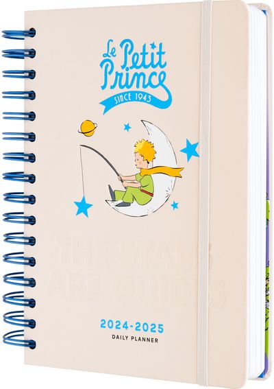 Mokslo kalendorius THE LITTLE PRINCE 2024/2025 A5 diena puslapyje 12 mėnesių (24 rugpj.- 25 liepa)