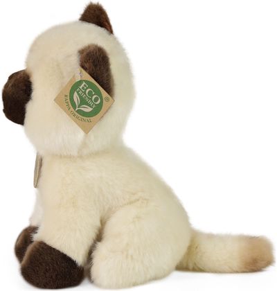 Pliušinis žaislas Siamo katė 18 cm ECO-FRIENDLY