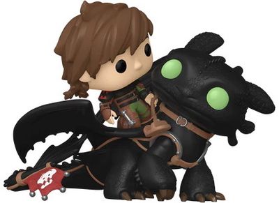 Vinilinė figūrėlė FUNKO POP Rides Deluxe: How to Train Your Dragon Hiccup w/Toot hless