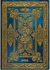 Darbo knyga PAPERBLANKS 2025 Blue Luxe Midi Day-at-a-time