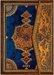 Darbo knyga PAPERBLANKS 2025 Safavid Indigo Midi VSO