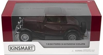 KINSMART Automobilis 1932 FORD 3-WINDOW COUPE, 1:34