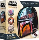 TREFL STAR WARS Medinė dėlionė Mandalorian, 160 det.