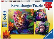 Ravensburger Puzzle 3x49 pc Children of the Jungle