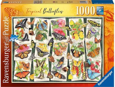 Ravensburger Puzzle 1000 pc Tropical Butterfly