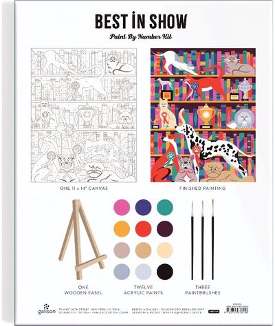Tapybos pagal numerius rinkinys GALISON Best In Show 27,94 cm x 35,56 cm