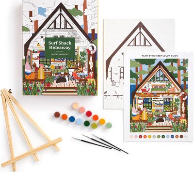 Tapybos pagal numerius rinkinys GALISON Surf Shack Hideaway 27,94 cm x 35,56 cm