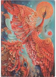 Firebird (Birds of Happiness) Midi Lined Journal
