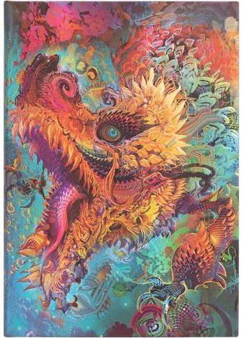 Užrašinė Hard Humming Dragon, Midi, linijomis, 144 p.