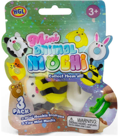 Antistresinių žaislų rinkinys MINI ANIMAL MOCHI įv. rūšys