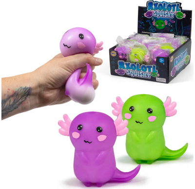 Antistresinis žaislas aksolotlis AXOLOTL SQUISHY