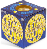 Antistresinis kamuoliukas SCRUNCHEMS MOONS AND STARS GLOW IN THE DARK SQUISH BAL L