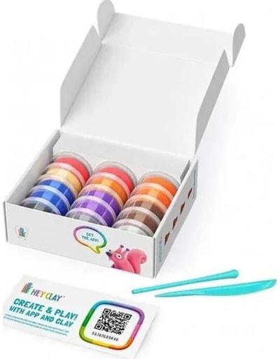 Modelinas HEY CLAY Air-Dry Clay Forest Animals 15 vnt.