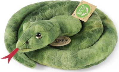 Pliušinis žaislas žalioji gyvatė 90 cm ECO-FRIENDLY