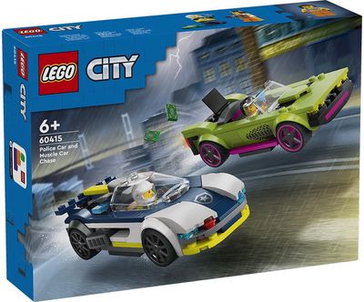 LEGO City Police Car and Muscle Car Chase
