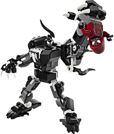 LEGO Super Heroes Venom Mech Armor vs. Miles Morales