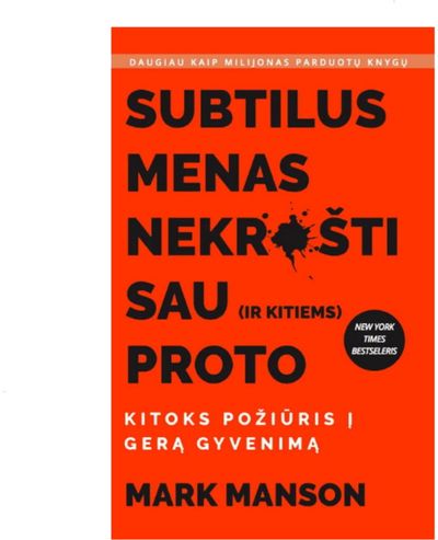 Subtilus menas nekrušti sau (ir kitiems) proto E.knyga