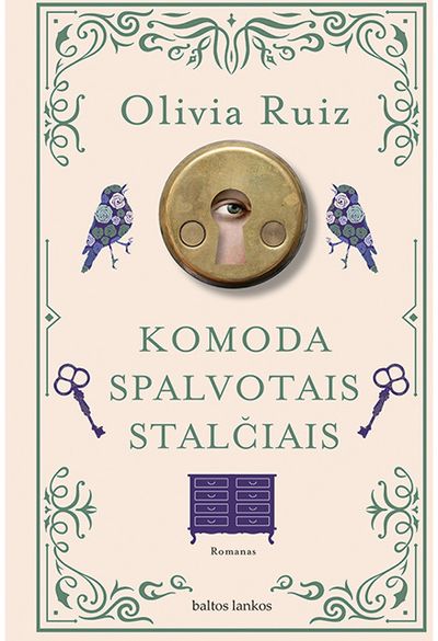 Komoda spalvotais stalčiais El. knyga