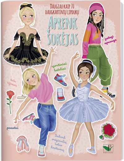 Aprenk šokėjas. Daugiau kaip 70 daugkartinių lipdukų