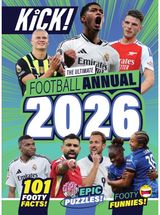 Kick Annual 2026: The Best Stocking Filler for Footy Fans Aged 5-12 Years - Packed with Football Legends, Puzzles, Games and Mor