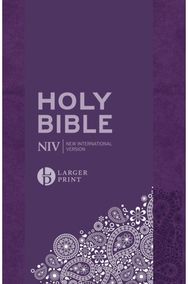 NIV Larger Print Personal Purple Soft-Tone Bible