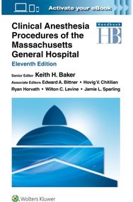 Clinical Anesthesia Procedures of the Massachusetts General Hospital ebook with Multimedia