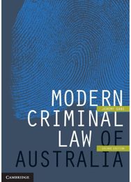 Modern Criminal Law of Australia