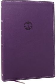 Enduring Word Study Bible: Pastoral Commentary from Every Chapter of the Bible (NKJV, Purple Leathersoft, Red Letter, Comfort Pr