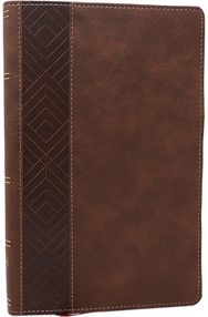 NKJV, Personal Size New Testament, Brown Leathersoft, Red Letter, Comfort Print