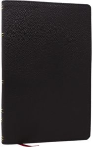 NKJV, Personal Size New Testament, Black Genuine Leather, Red Letter, Comfort Print