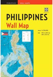 Philippines Wall Map Second Edition: Scale: 1:1,750,000; Unfolds to 40 x 27.5 inches (101.5 x 70 cm)