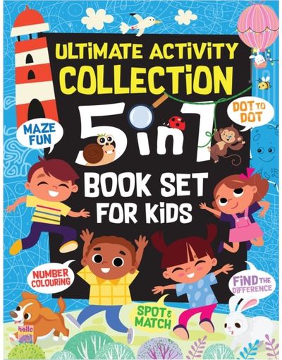 5-In-1 Ultimate My First Early Learning Educational Colouring Picture Activity Books For Kids, Children And Toddlers - Ages 3+ Y: Ultimate Activity 5 In1 Book Set