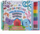 Naminiai gyvūnai - tapyba pirštais