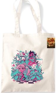 Ilustrata (Anime Wave) Natural Tote Bag