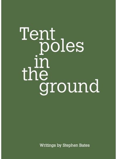 Tent poles in the ground