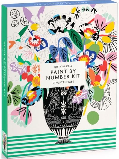 Kitty McCall Etruscan Vase 9 x 12" Paint by Number Kit
