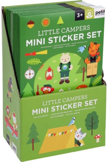 Mini Sticker Set: Little Campers CDU of 20