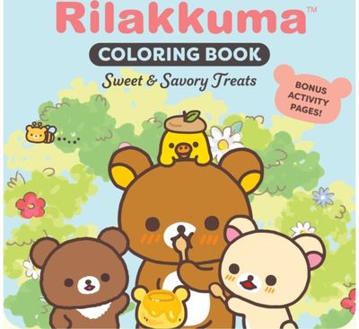 Rilakkuma Coloring Book: Sweet & Savory Treats