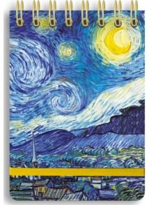 Vincent van Gogh: The Starry Night (Spiral Bound Pocket Notebook)