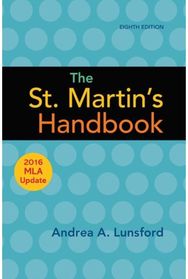 St. Martins Handbook with 2016 MLA update