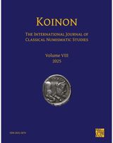 KOINON VIII, 2025: The International Journal of Classical Numismatic Studies