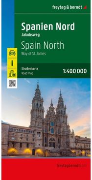 Spain North - Way of St. James Road Map 1:400 000
