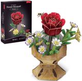 Rose Flower Bouquet 3D Puzzle
