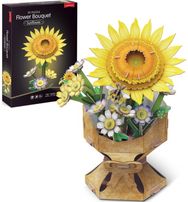 Sunflower Flower Bouquet 3D Puzzle