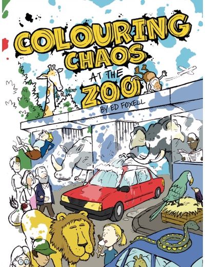Colouring Chaos at the Zoo: A Cheeky Animal Filled Colouring Book for All Ages