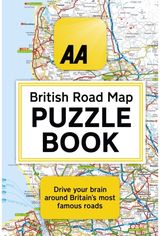 AA British Road Map Puzzle Book: These highly-addictive brain games will make you a mapping mastermind