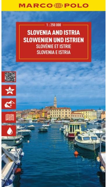 Slovenia and Istria Marco Polo Map