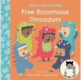 Five Enormous Dinosaurs BSL