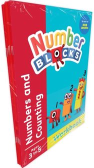 Numberblocks and Alphablocks Red Level Workbook Set (6 Books)
