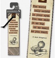 Academia Bookmarks - The World Only Exists